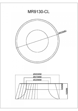 Потолочный светильник Myfar Tethys MR9130-CL