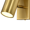 Спот Escada Stigma 10283/1LED Brass с 1 плафоном латунь/черный цвет