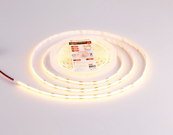 Светодиодная лента Ambrella Light Illumination 24В COB 10Вт/м 3000K 5м IP20 GS4651