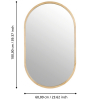 Зеркало декоративное Eglo Bani 425002