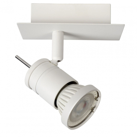 Спот Lucide Twinny Led 17990/05/31 с 1 плафоном белый/белый цвет