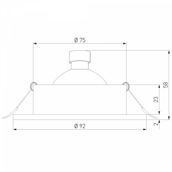Встраиваемый светильник Elektrostandard 1061/1 MR16 WH белый 4690389095474