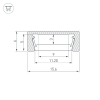 Алюминиевый профиль Arlight Arlight MIC-M-3000 ANOD 044542