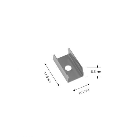 Комплект крепежей для алюминиевого профиля Apeyron К-08-39 (4 шт)
