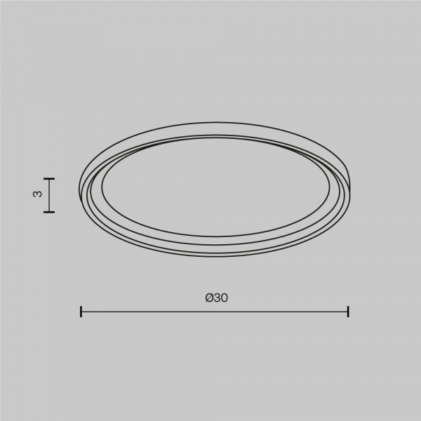 Кольцо для встраиваемого светильника Maytoni Downlight DLA110-B