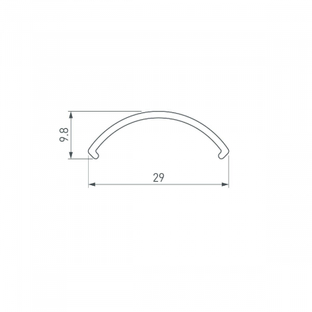 Экран Arlight ROUND-D36-360-2500 BLACK OPAL 050764