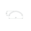 Экран Arlight ROUND-D36-360-2500 BLACK OPAL 050764
