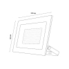 Прожектор Uniel ULF-F60-50W/RGB IP65 200-240В BLACK N1 UL-00011855