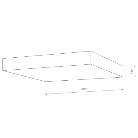 Накладной светильник Nowodvorski Lid Square Led Black 10436
