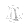 Настенный светильник Modelux ML.6777.02P GD