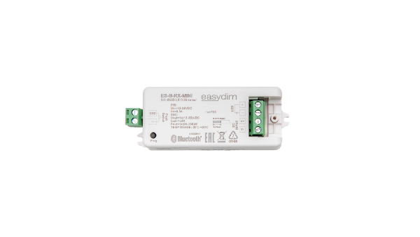 Приемник-контроллер одноканальный SWG ES-B-RX-MINI 12-36В RF+Bluetooth 00-00008775