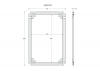 Зеркало Garda Decor KFE1270