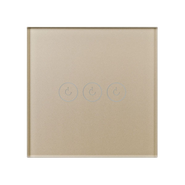 Выключатель сенсорный Arlight SWT-OMALI-S03-ZB-GD (250V, 10A, Zigbee) 050048