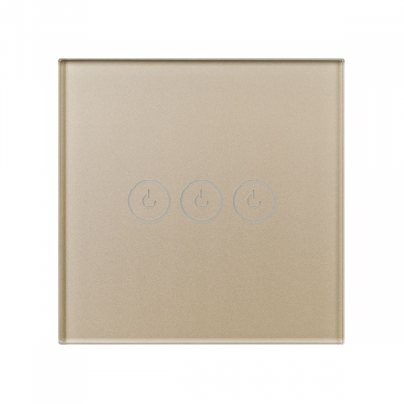 Выключатель сенсорный Arlight SWT-OMALI-S03-ZB-GD (250V, 10A, Zigbee) 050048