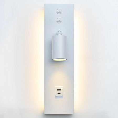 Спот Citilux Декарт CL704460 с 1 плафоном белый/белый цвет