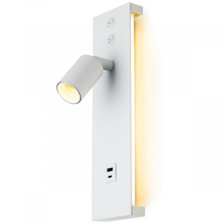 Спот Citilux Декарт CL704460 с 1 плафоном белый/белый цвет