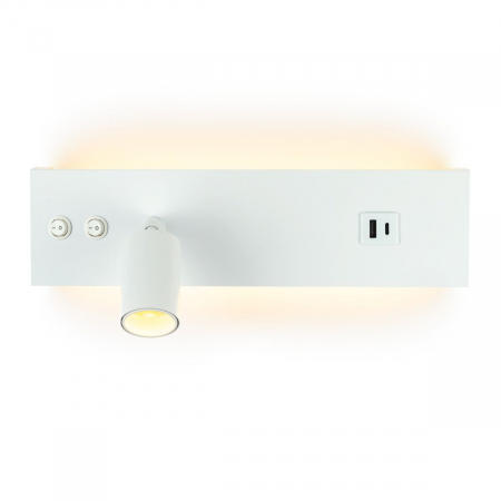 Спот Citilux Декарт CL704460 с 1 плафоном белый/белый цвет