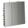Выключатель трехклавишный Voltum S70 VLS030105