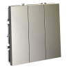 Выключатель трехклавишный Voltum S70 VLS030104