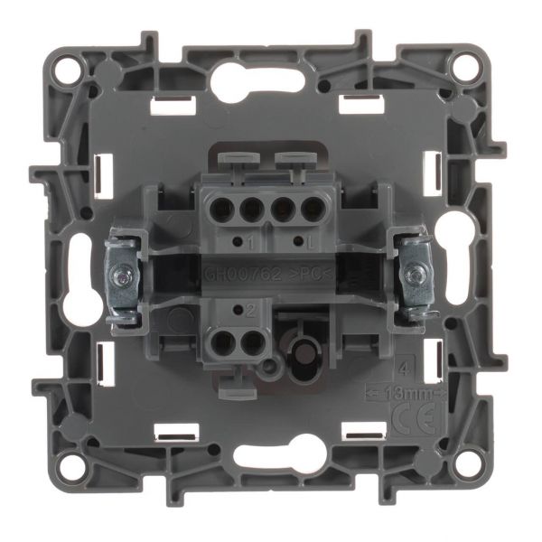 Переключатель одноклавишный Legrand Etika 10A 250V белый 672200