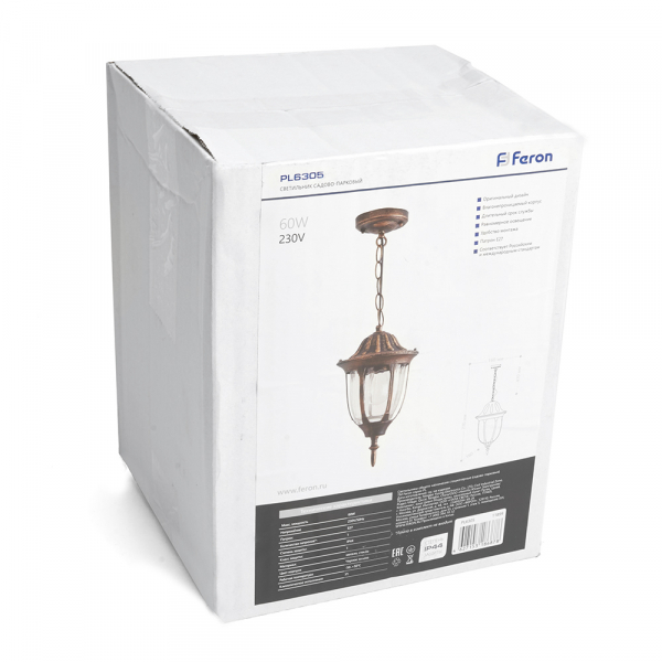 Уличный подвесной светильник Feron PL6305 11899