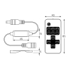 Диммер Gauss Basic 72Вт DC12В IP20 BT600