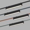 Трековый однофазный светильник Denkirs Belty linear DK5674-BK