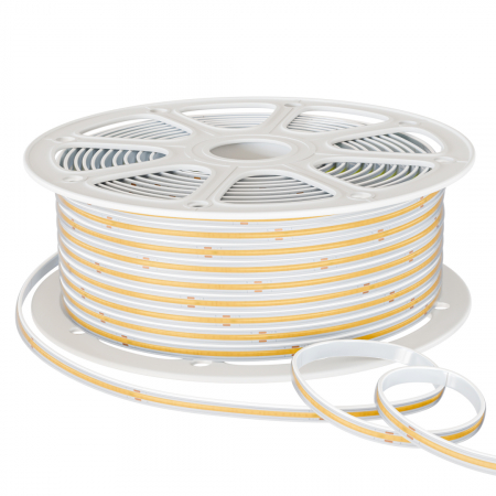 Светодиодная лента Apeyron 220В COB 9Вт/м 3000К 50м IP65 10-110
