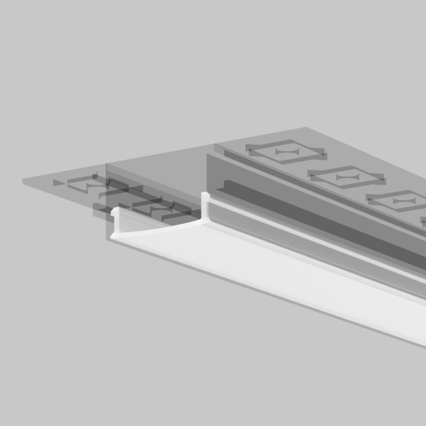 Рассеиватель для профиля 61×14 Maytoni Led Strip ALM-6114-O-DF-10M 642015