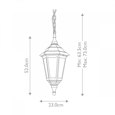 Уличный подвесной светильник Elstead Lighting Kinsale KINSALE-CHAIN