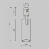 Трековый магнитный светильник Maytoni Technical Focus Led Flarity TR144-1-12W4K-W-PT