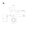 Трековый трехфазный светильник Arlight LGD-DIAFILM-4TR-R60-10W Warm2700 (WH, 38 deg, 230V) (IP20 Металл) 061488
