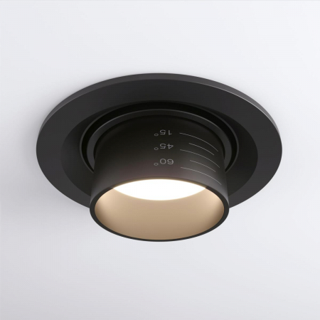 Встраиваемый светодиодный светильник Elektrostandard 9920 LED 15W 4200K черный 4690389162879