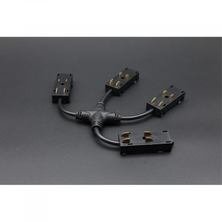 Коннектор питания Х-образный Aployt Magnetic track 220 APL.0280.00.05