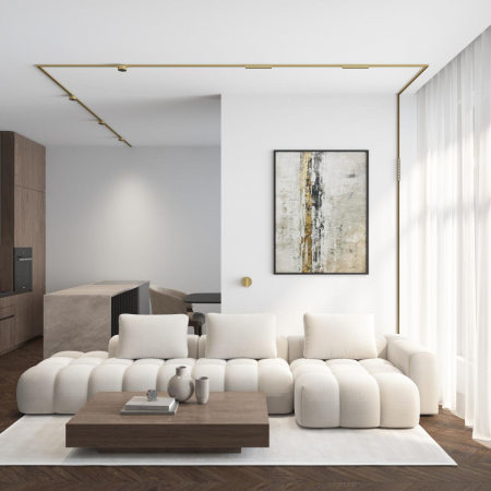 Спот Denkirs Shine Wall DK5072-SB с 1 плафоном латунь/латунь цвет