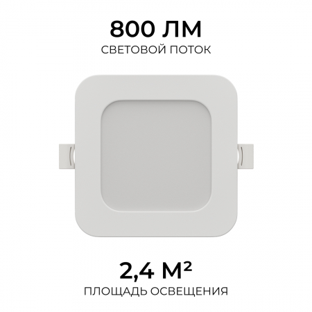 Встраиваемая светодиодная панель Apeyron 3 ССT 06-166