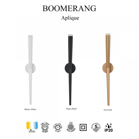 Настенный светильник Mantra Boomerang 9241