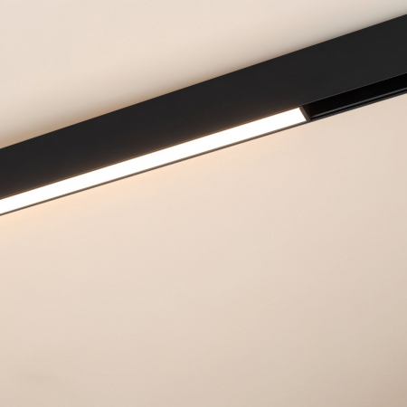 Трековый магнитный светильник Arlight MAG-ORIENT-FLAT-L465-16W Day4000 (BK, 100 deg, 48V) (IP20 Металл) 033611(1)